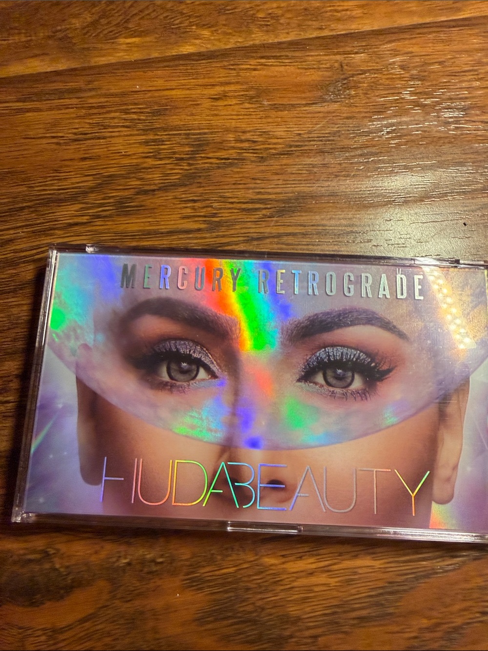 HUDA BEAUTY Eyeshadow Palette — Pink, Purple, Teal, Peach & Gold Shades. gently - Picture 2 of 3